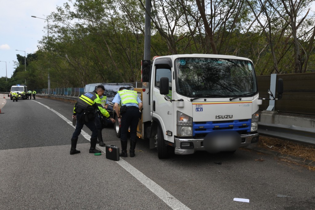 涉事拖車。