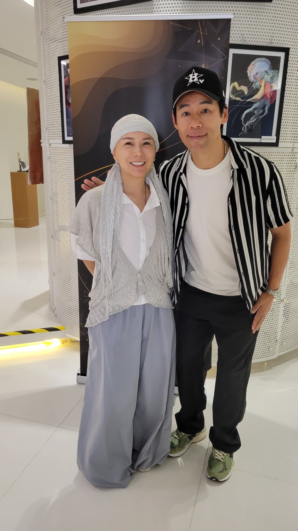 徐榮和吳文忻親自到場為女兒打氣。 徐榮和吳文忻親自到場為女兒打氣。