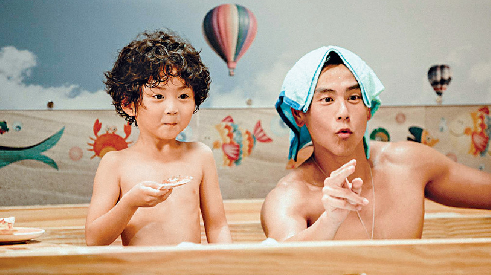 ■彭于晏在《緊急救援》與囝囝有不少溫馨場面。