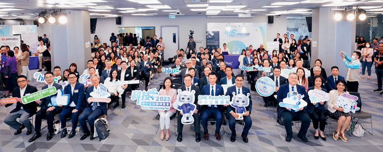 早前生產力局舉辦「科技+中小企採購博覽會」，為中小企提供電子商務平台、網絡安全及人工智能等方案。