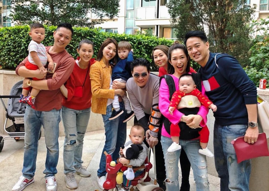 带儿子与众同乐，苏永康乐做凑仔公。