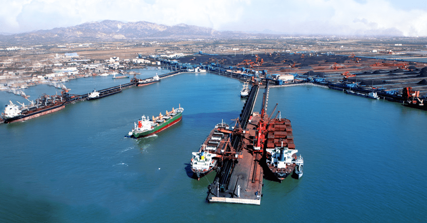 經營該港口的秦港股份被指捲入貿易糾紛。