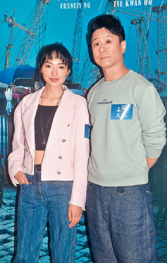 ■朱栢康与蔡思韵望疫情快完结。