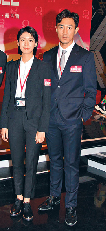 ■譚俊彥與蔡思貝日前為《廉政行動2022》試造型。