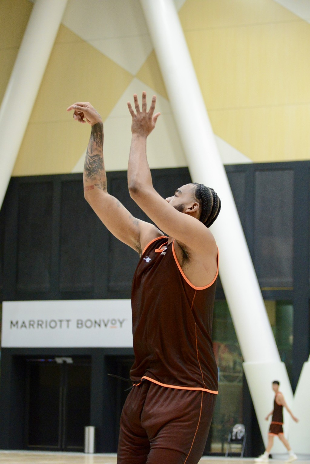 美臣鍾斯表示教練對於明日的勝利十分渴望。楊功煜攝