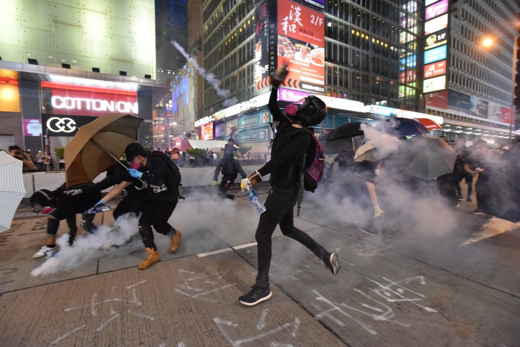 反修例示威者。資料圖片