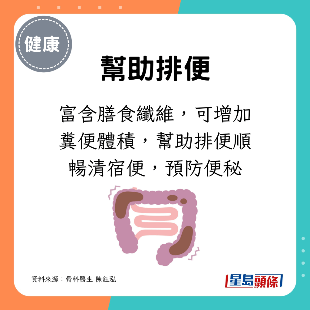 因富含膳食纖維