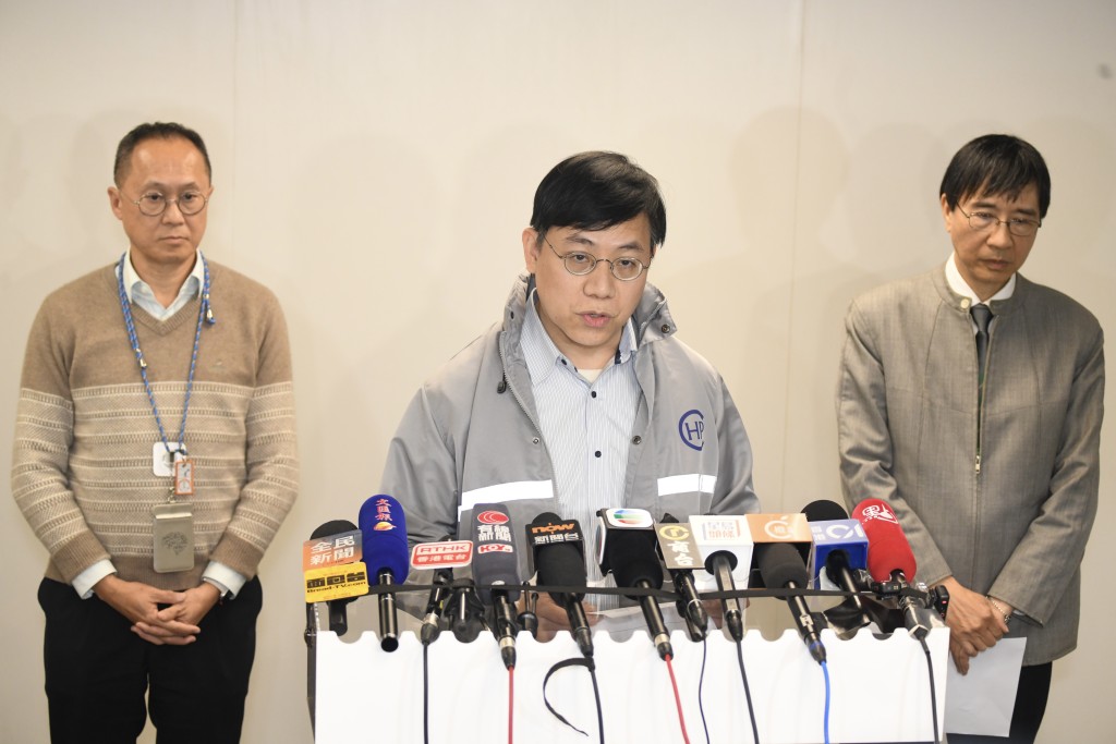 左起：羅振邦、歐家榮、袁國勇。
