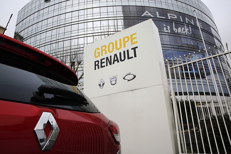 雷諾車廠位於巴黎附近的總部。美聯社