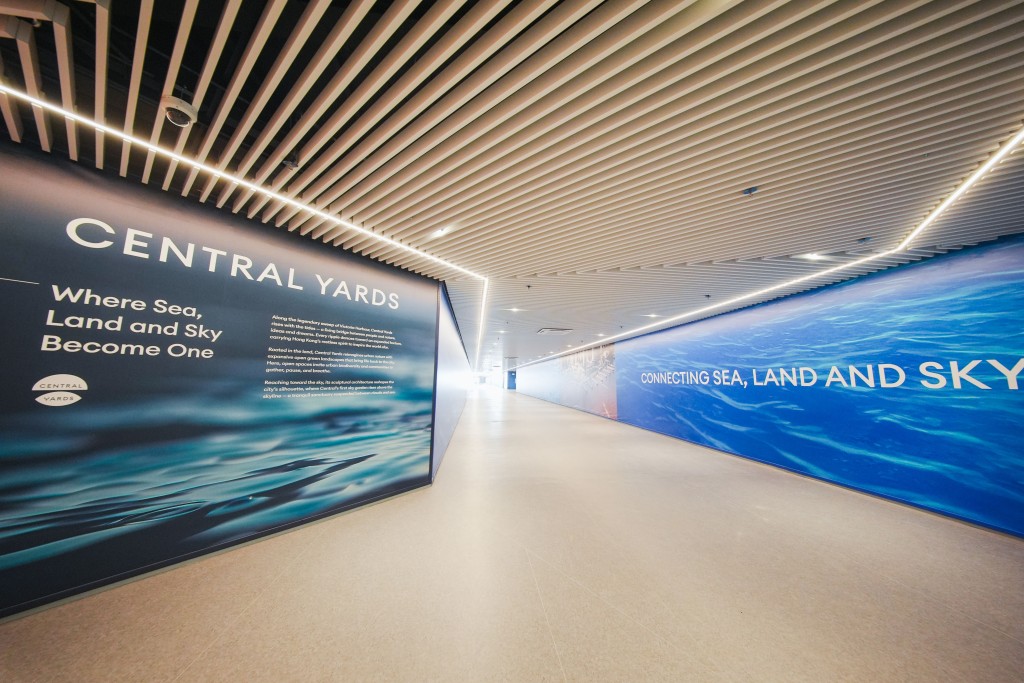 Central Yards往返中環碼頭的臨時行人通道會於2月19日正式啟用。 Central Yards往返中環碼頭的臨時行人通道會於2月19日正式啟用。