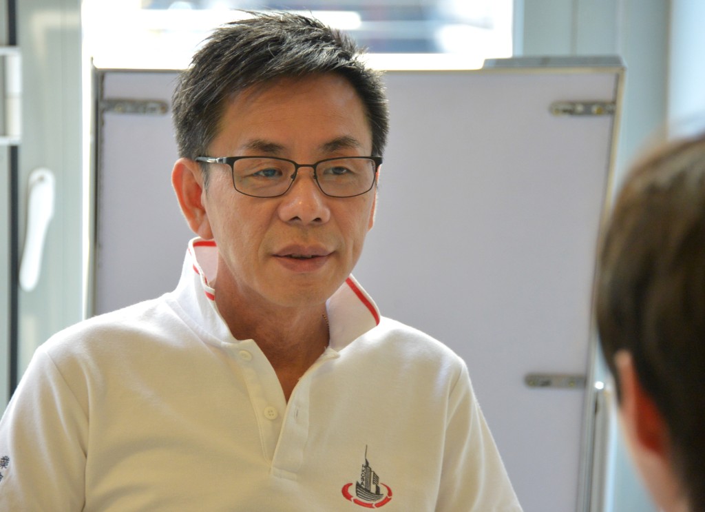 香港建造業分包商聯會會長伍新華。 香港建造業分包商聯會會長伍新華。