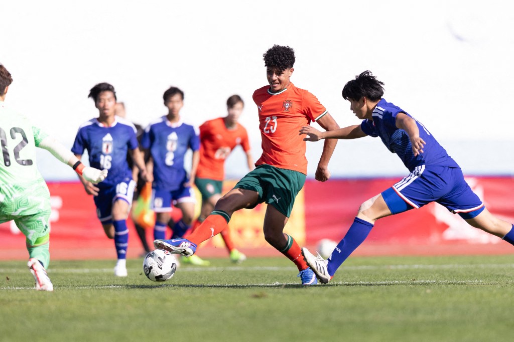 小C朗已代表葡萄牙青年隊上陣。法新社