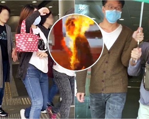 馬鞍山「火人」案，被告陳海雲及鄺耀文被控擾亂秩序罪名不成立。資料圖片