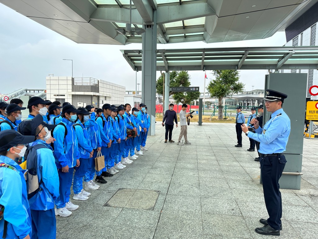 參觀港珠澳大橋澳門口岸。入境處ig@hongkongimmigrationdept