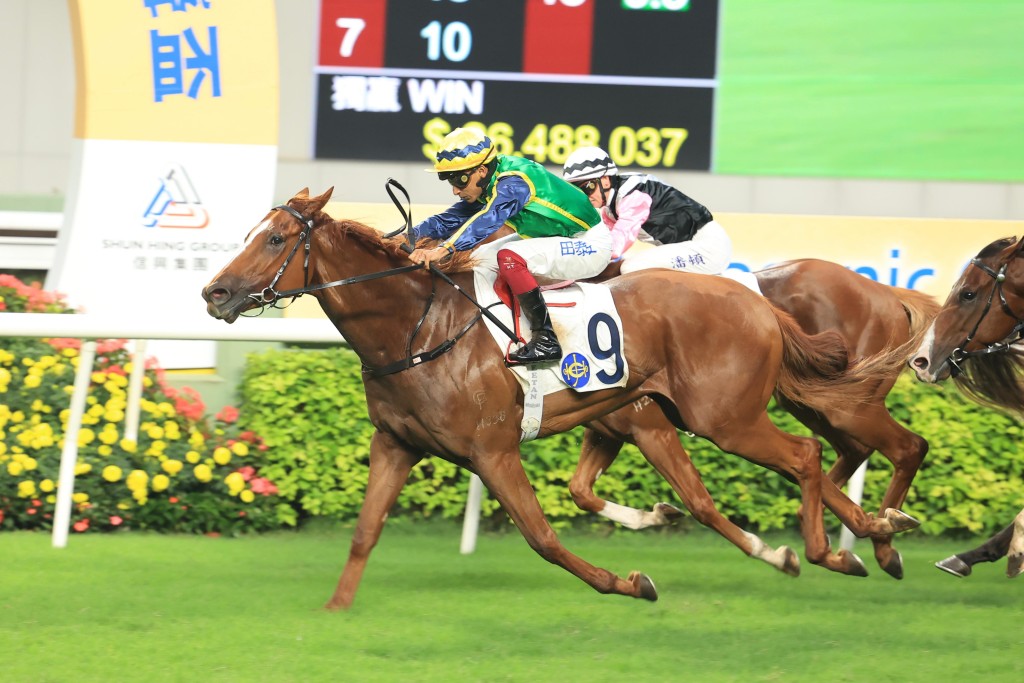 「绿族无限」为伍鹏志赢得今日第四场头马。