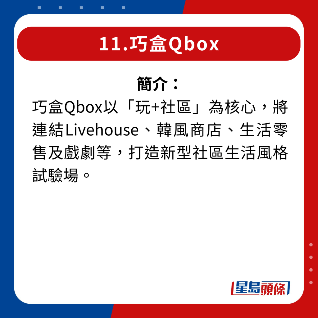 2024年深圳20家即將開幕新商場｜11.巧盒Qbox