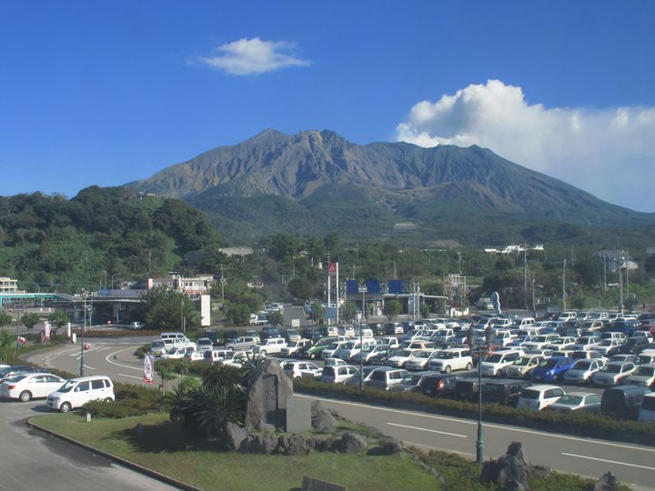 櫻島目前仍有接近五千人居住。