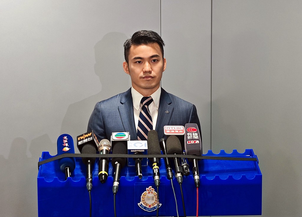 毒品調查科行動組總督察林柏喬。