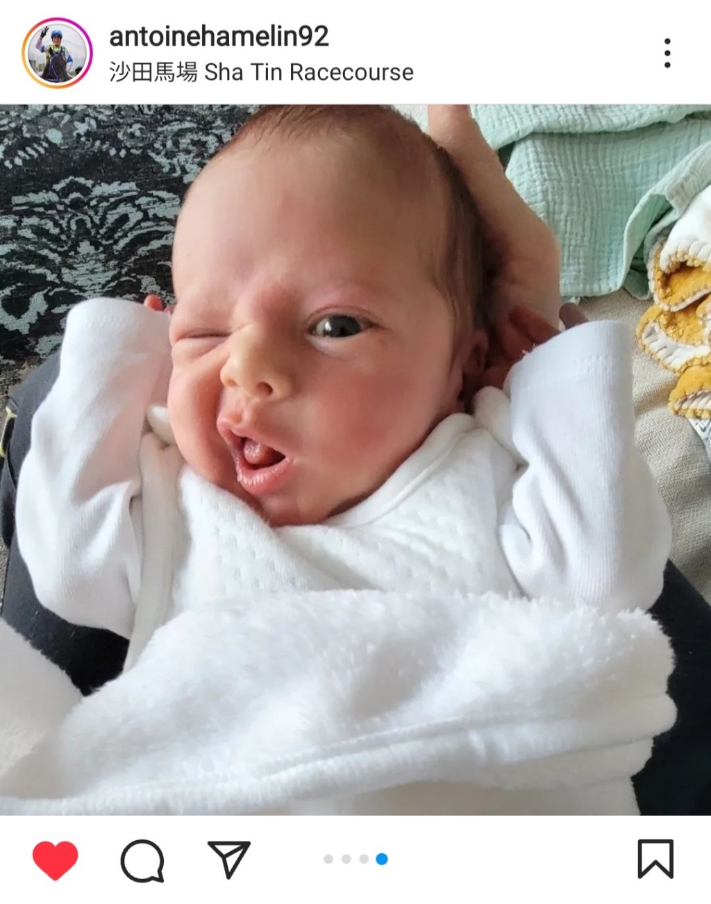 贺铭年儿子Mathéo非常趣致。 贺铭年儿子Mathéo非常趣致。