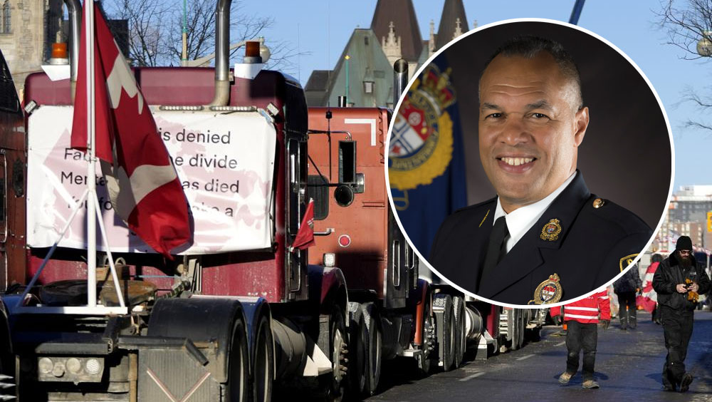 被批評應對示威不力，加拿大渥太華市警察總長辭職。