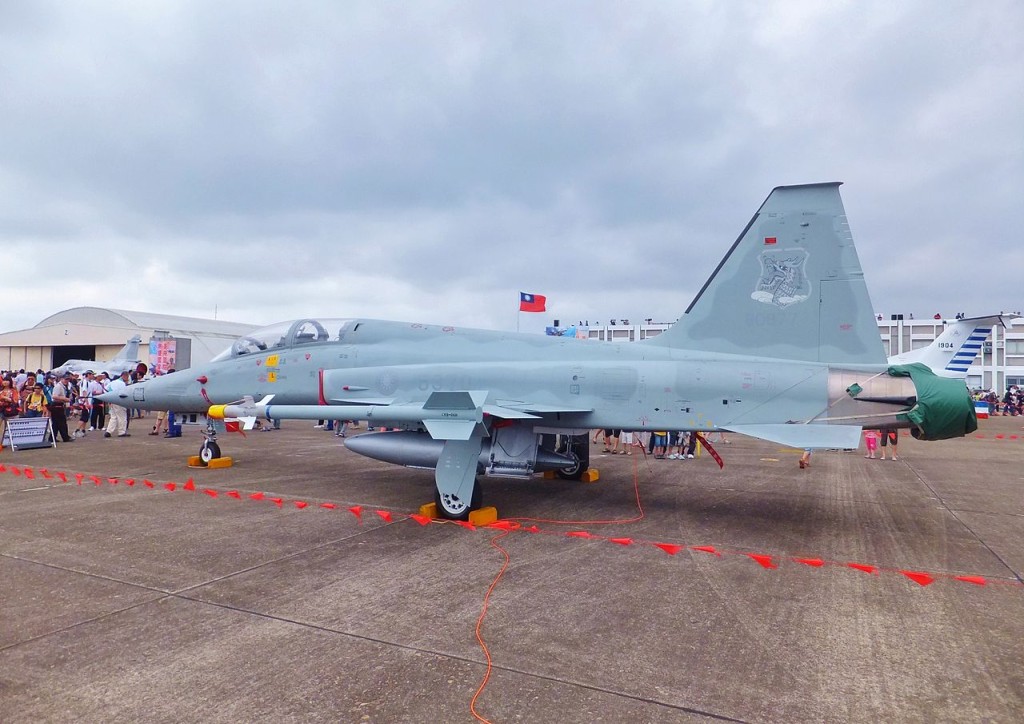 台湾空军现役依然有F-5战机。