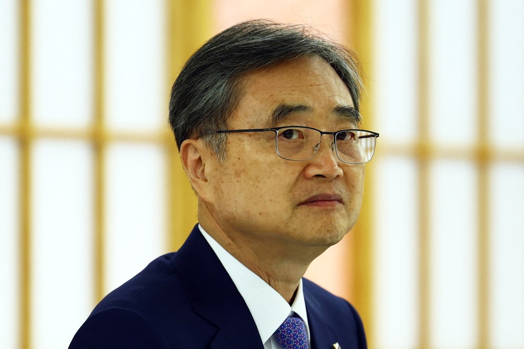 南韓外長趙顯。法新社