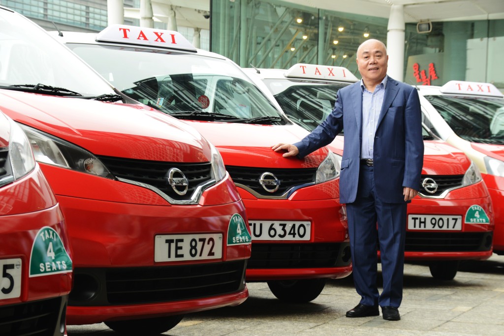 有「的士大王」之稱的星群的士車隊負責人鄭克和。資料圖片