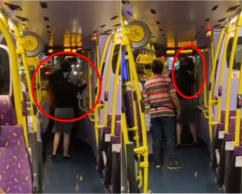 周二一名除罩男乘客拒付車資,反出手毆打司機。影片截圖