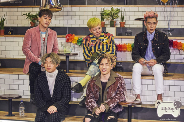 BIGBANG成员T.O.P（右上）正式宣告退团。