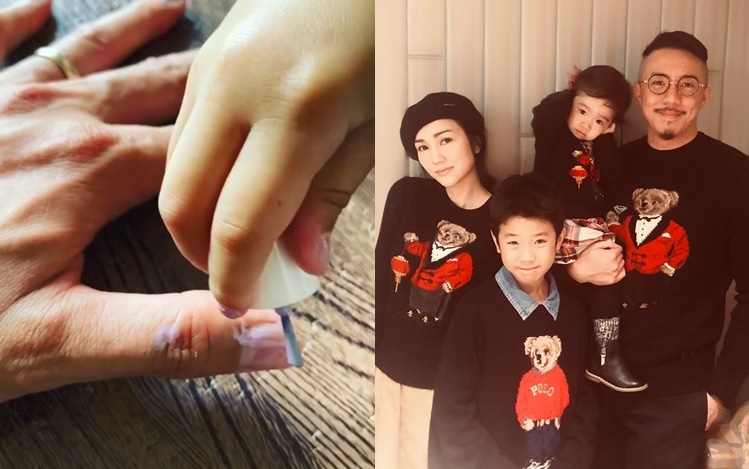 張繼聰近來都多留家中陪子女玩。