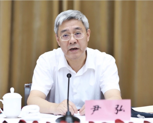 河南省長尹弘調任中共甘肅省委書記。網圖