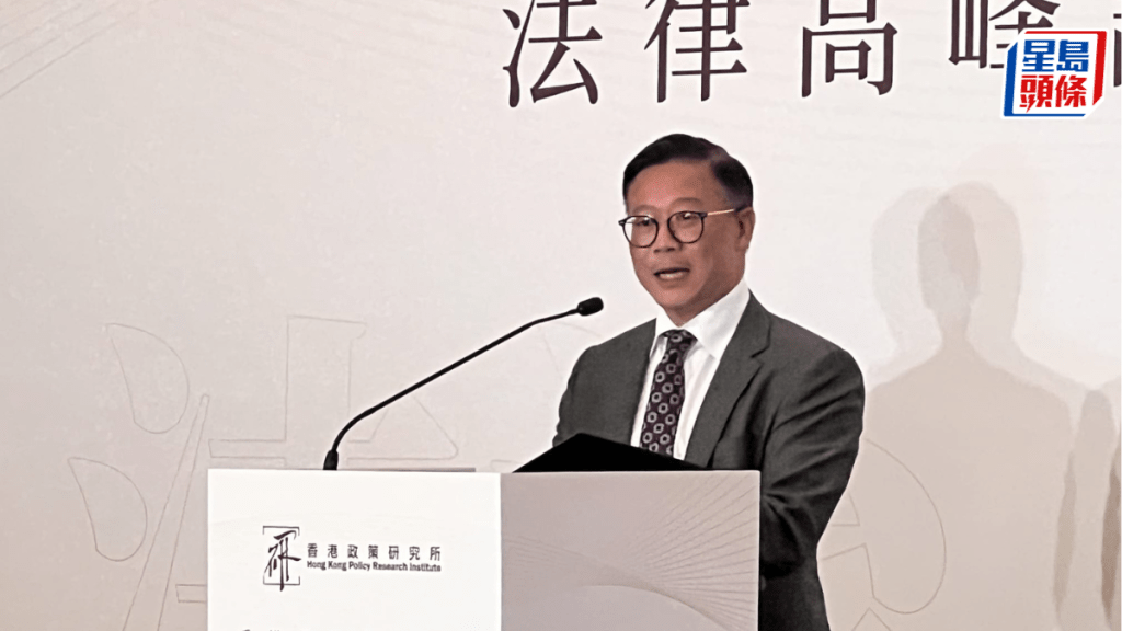 張國鈞指,很多人不了解《香港國安法》內容,年底前將制定彙編上網供大眾閱覽。 郭詠欣攝