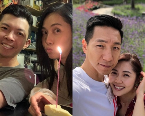 柳太貼出和男友人合照（左）