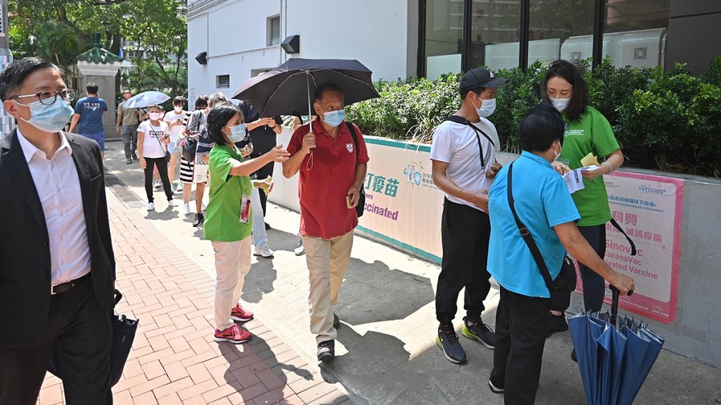 超過309萬人已接種第一劑疫苗。