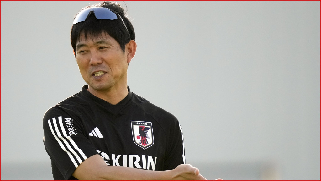 日本教練森保一。AP