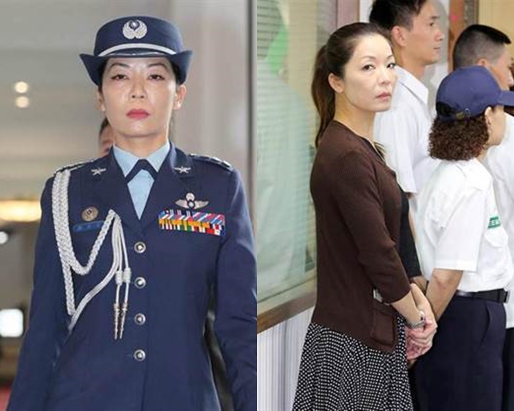 陳月芳空軍上校被指和總統府貼身護衛酒店過夜。網圖