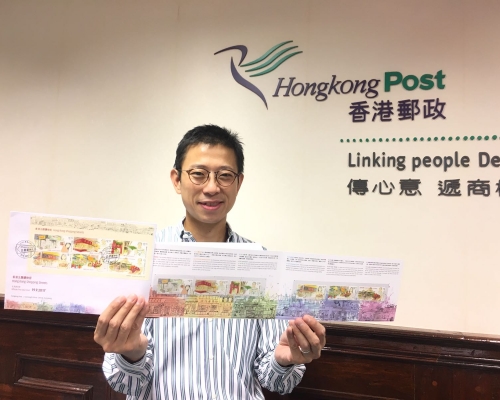 香港郵政高級經理（集郵推廣）李振宇。