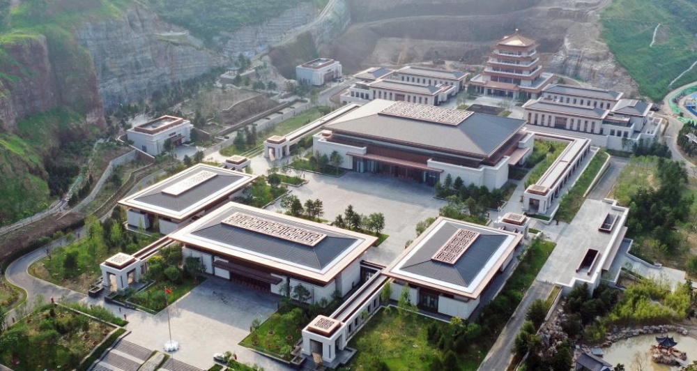 中國國家版本館中央總館位於北京市昌平區燕山腳下。新華社