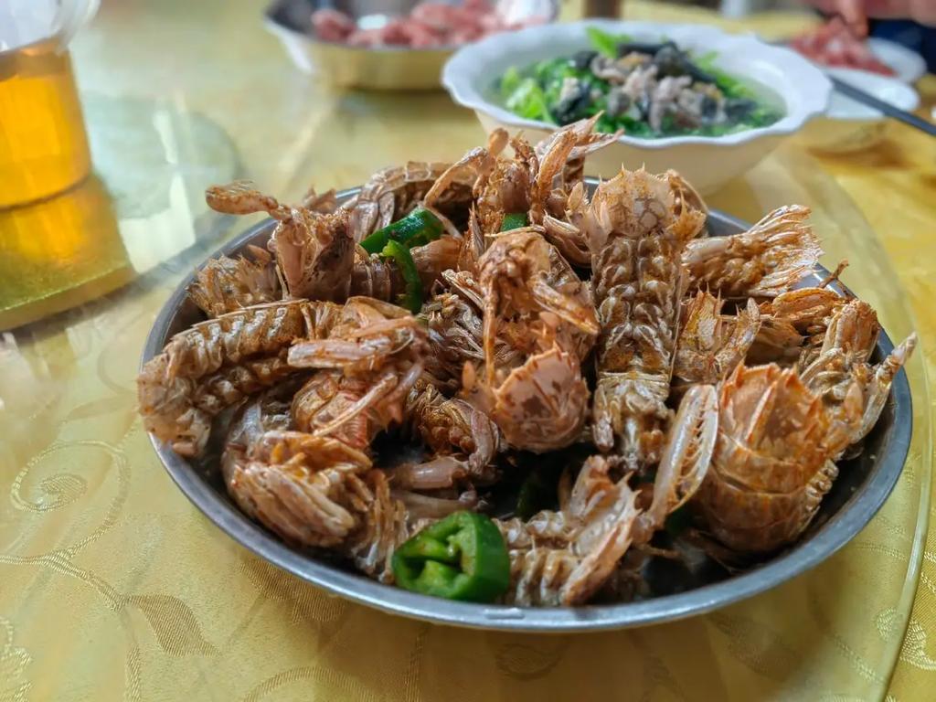 椒鹽瀨尿蝦（有膏）（圖片來源：Facebook@深圳大灣區國內吃喝玩樂開心分享區）