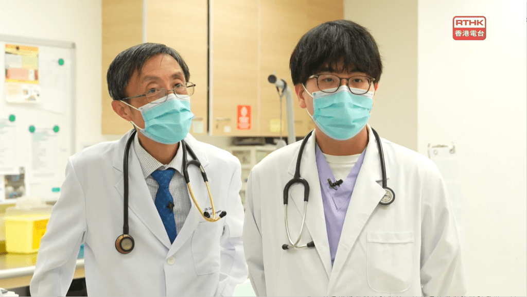 而在众多病人中，肾友Peter与周医生的缘分更是非同寻常。Peter历经长达10年的抗病历程，幸运换肾重生后，其后重新投入运动，并参加移植人士运动会，他更用了约一年半时间完成六大马拉松。（截图自：香港电台节目《医生与你－医学．人》）