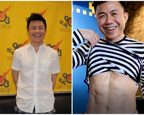 陳奐仁依家有八舊腹肌。