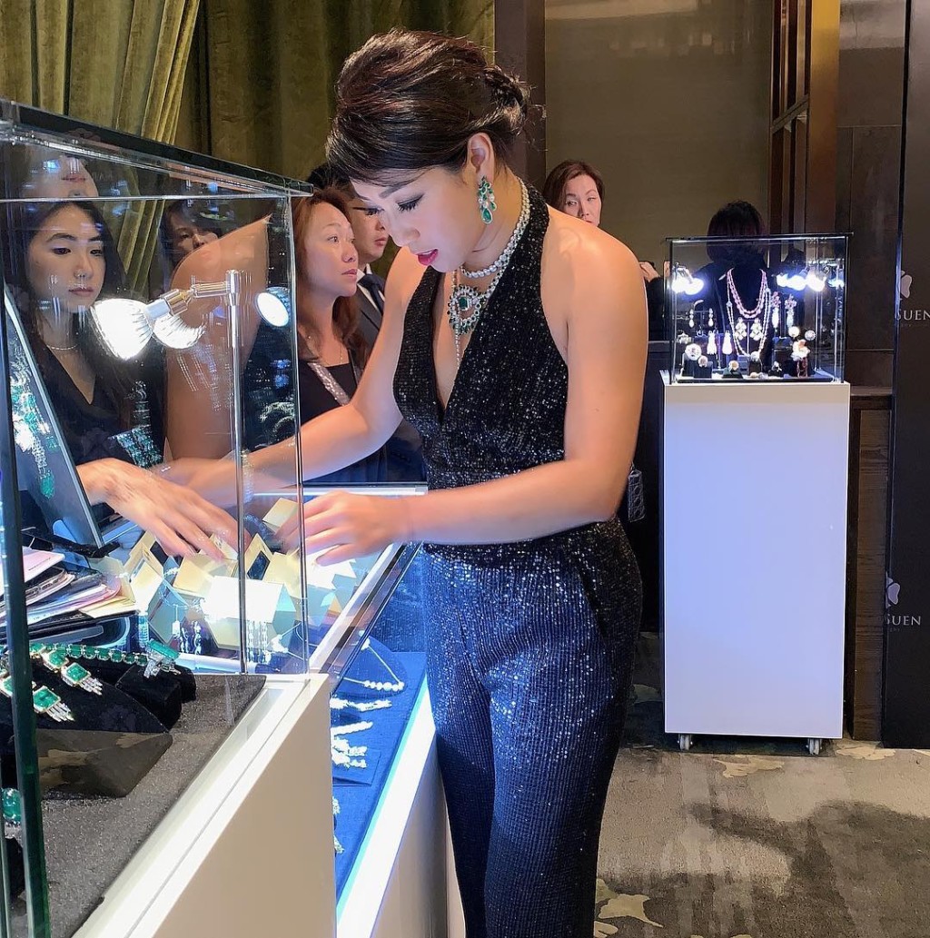 孫譽文的自家珠寶品牌近年在國際舞台闖出一片天。