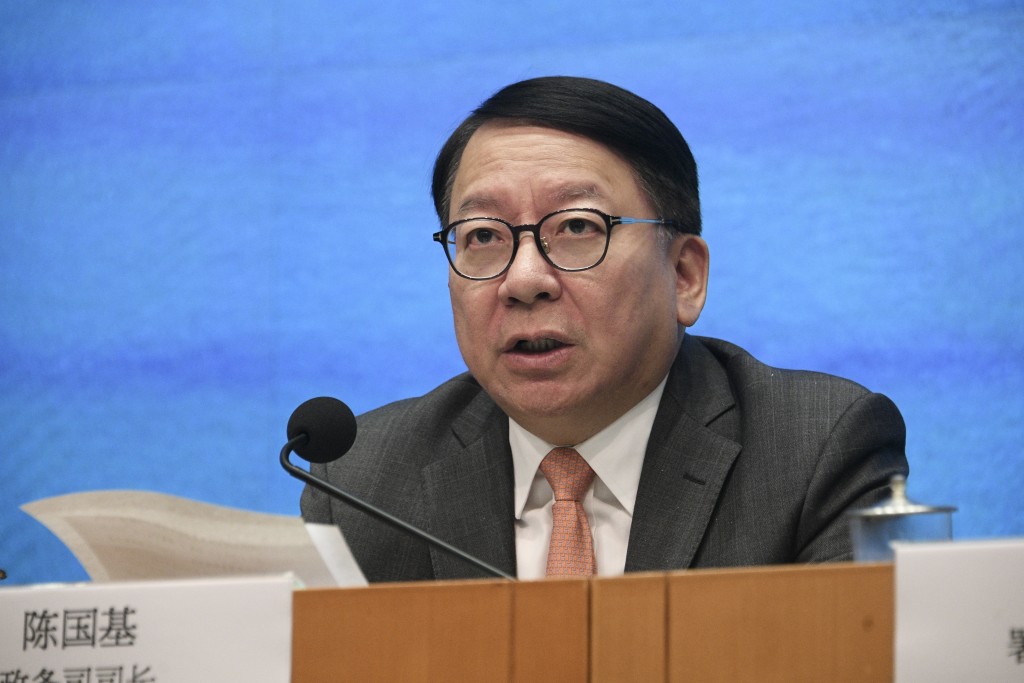 政務司司長陳國基。資料圖片 政務司司長陳國基。資料圖片