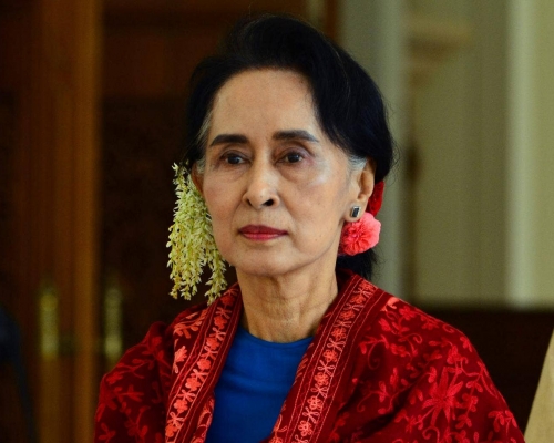 昂山素姬。AP资料图片