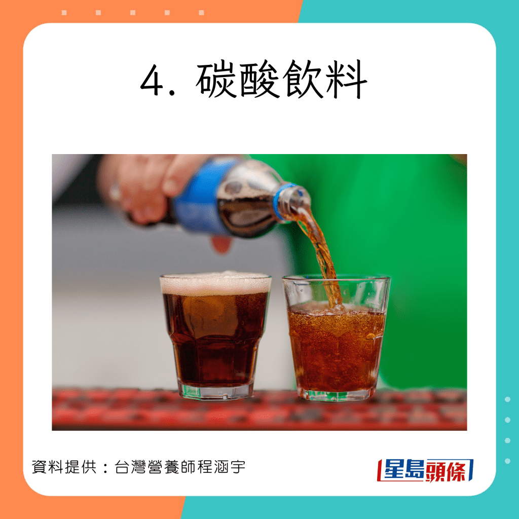 營養師程涵宇指要避免吃5類刺激發炎的粘膜的食物。