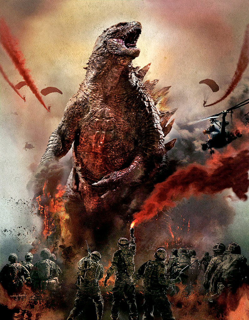 哥斯拉。网图