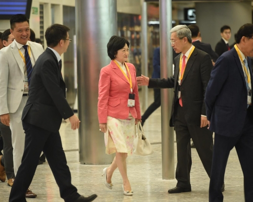立法会各建制派党派均有出席仪式。