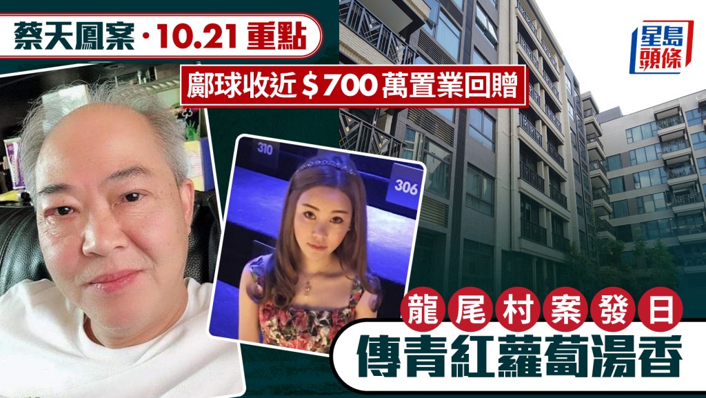 蔡天凤案・今日重点｜邝球收近700万置业回赠 龙尾村案发日传青红萝卜汤香