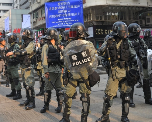聲明指香港警隊會繼續打擊罪惡為己任。資料圖片