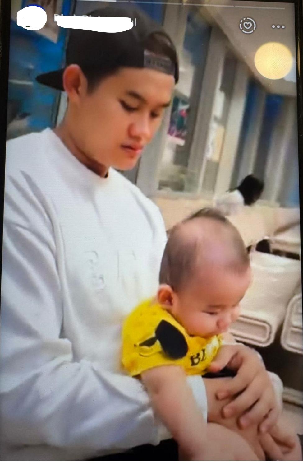 37歲印尼籍男子Mukit Alam Pratama與其11個月大兒子Mukit Shznjz Putra Pratama。